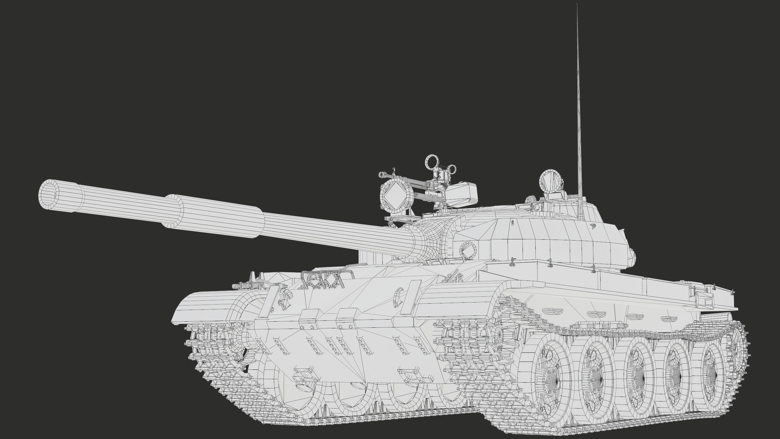 3D модель Т62-М - Объект 166 М6 - Основной боевой танк Советского Союза ...