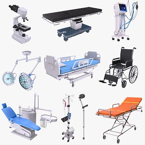 3D Medical Equipment Collection 2