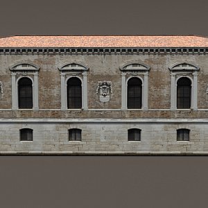 Venice Building #148 Low Poly
