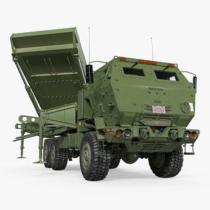 3D model X-Band Multifunction Fire Control Radar Rigged