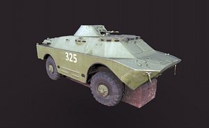 3D BRDM-2 3d raw scan