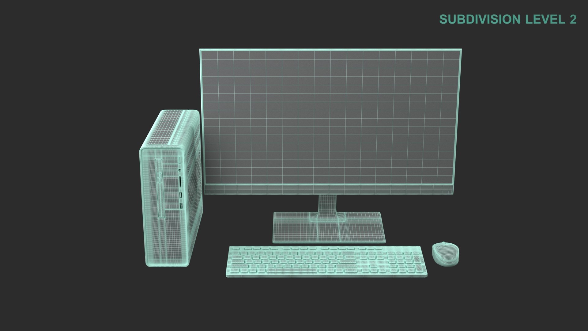 Desctop PC 3D Model - TurboSquid 1839393