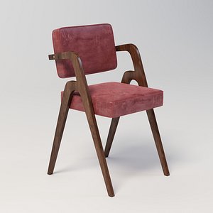 eugenio dining chair luteca 3D model