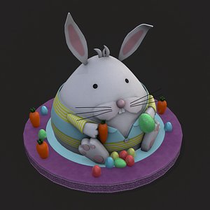 3D model Plump Rabbit Cake