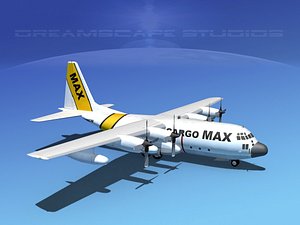 3ds cargo lockheed c-130 hercules air