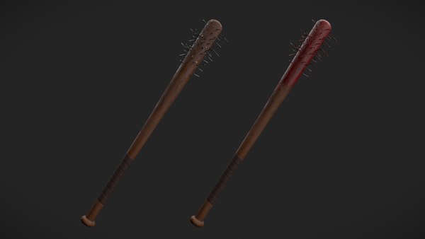 3D Baseball bat with nails model - TurboSquid 2029540