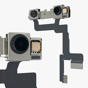 3D Smartphone Dual Front Camera Module model