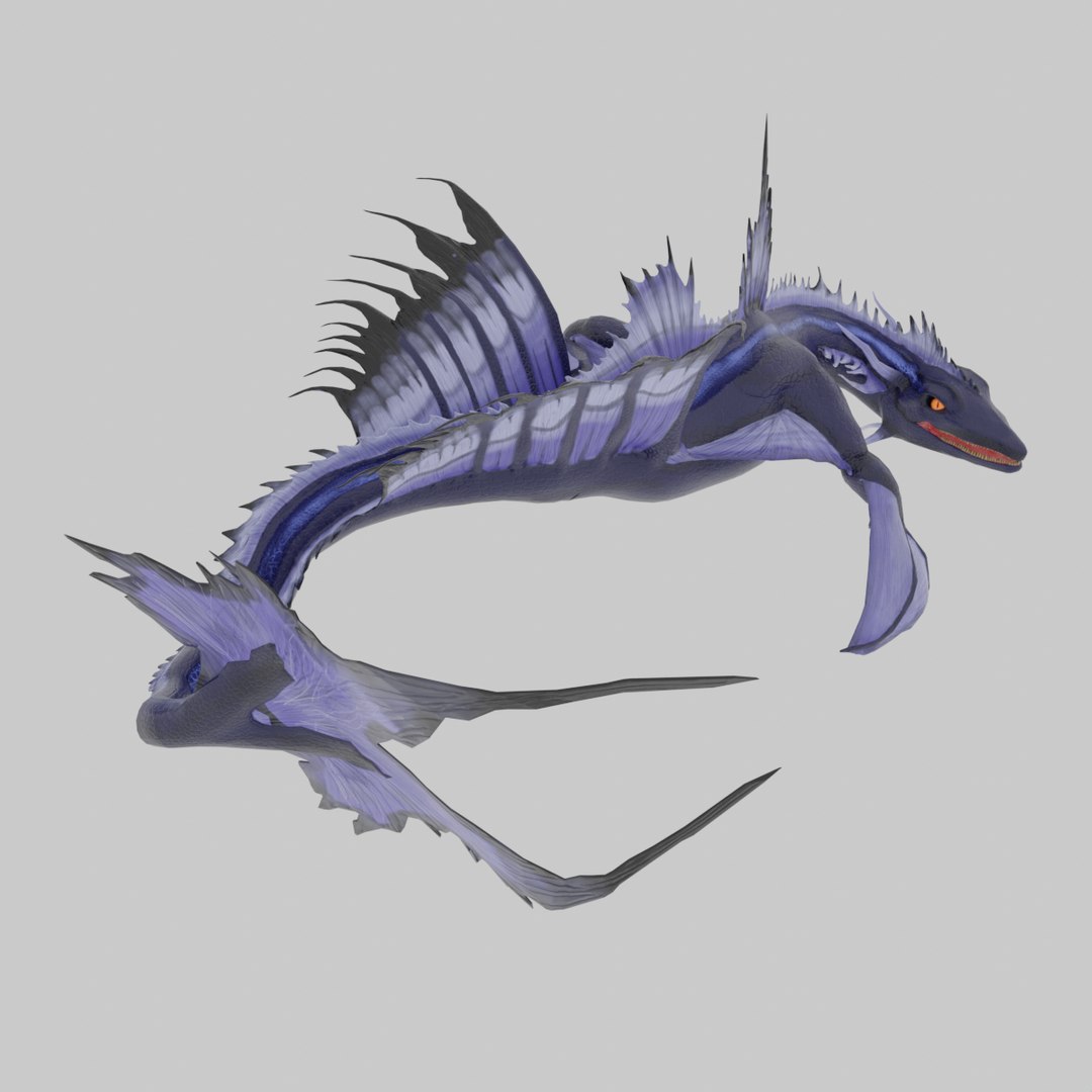 Sea Dragon Model - TurboSquid 2093315