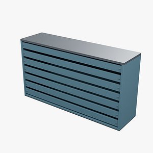 Vented Steel Equipment Housing - 1100 x 300 x 600 mm