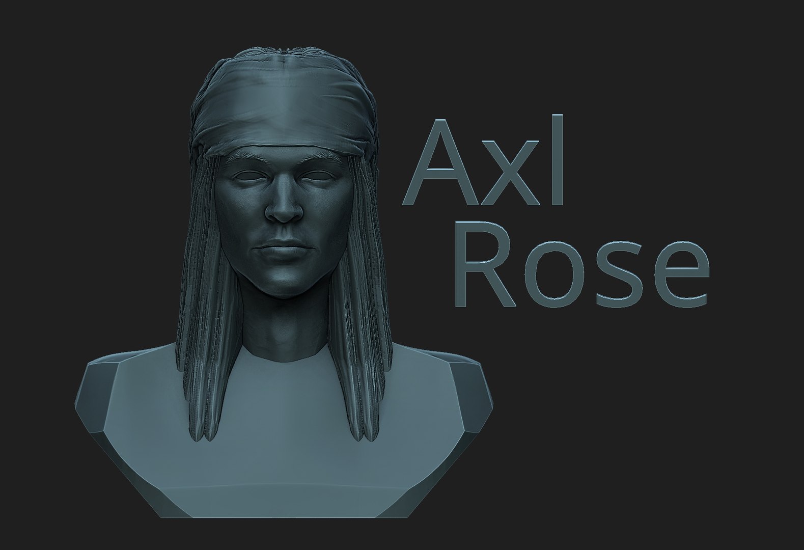 Axl Rose 3D Model - TurboSquid 2138033