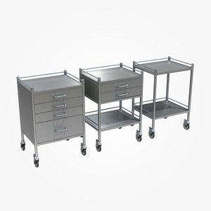 3D Hospital Carts 1 model