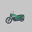conjunto de motocicletas e bicicletas