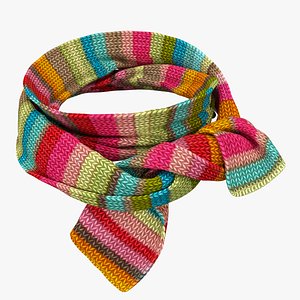 Colorful Scarf 3D model