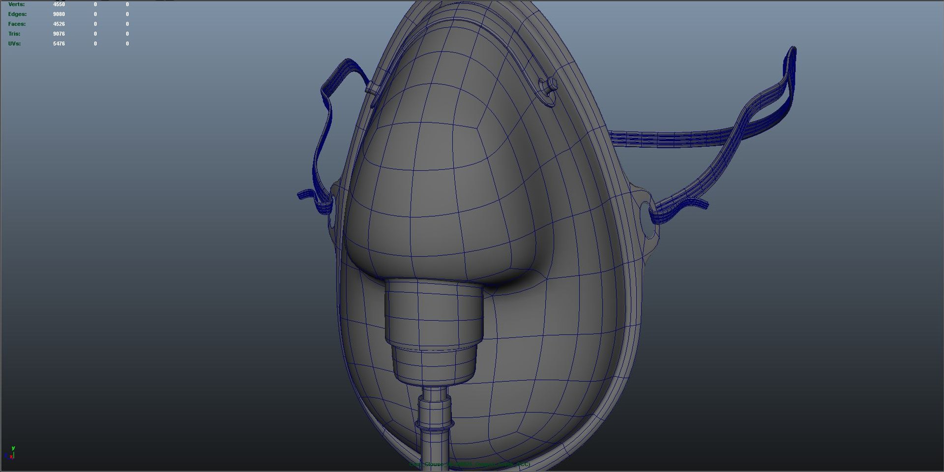 3d model oxygen mask