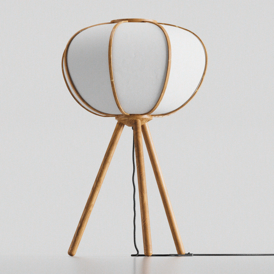 3D Model HM Bamboo Floor Lamp TurboSquid 1715417