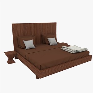 Wooden Double Bed