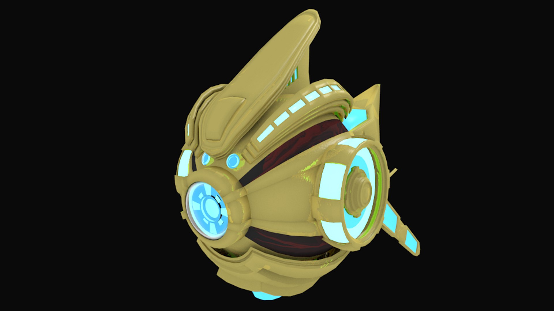 3d Protoss Probe