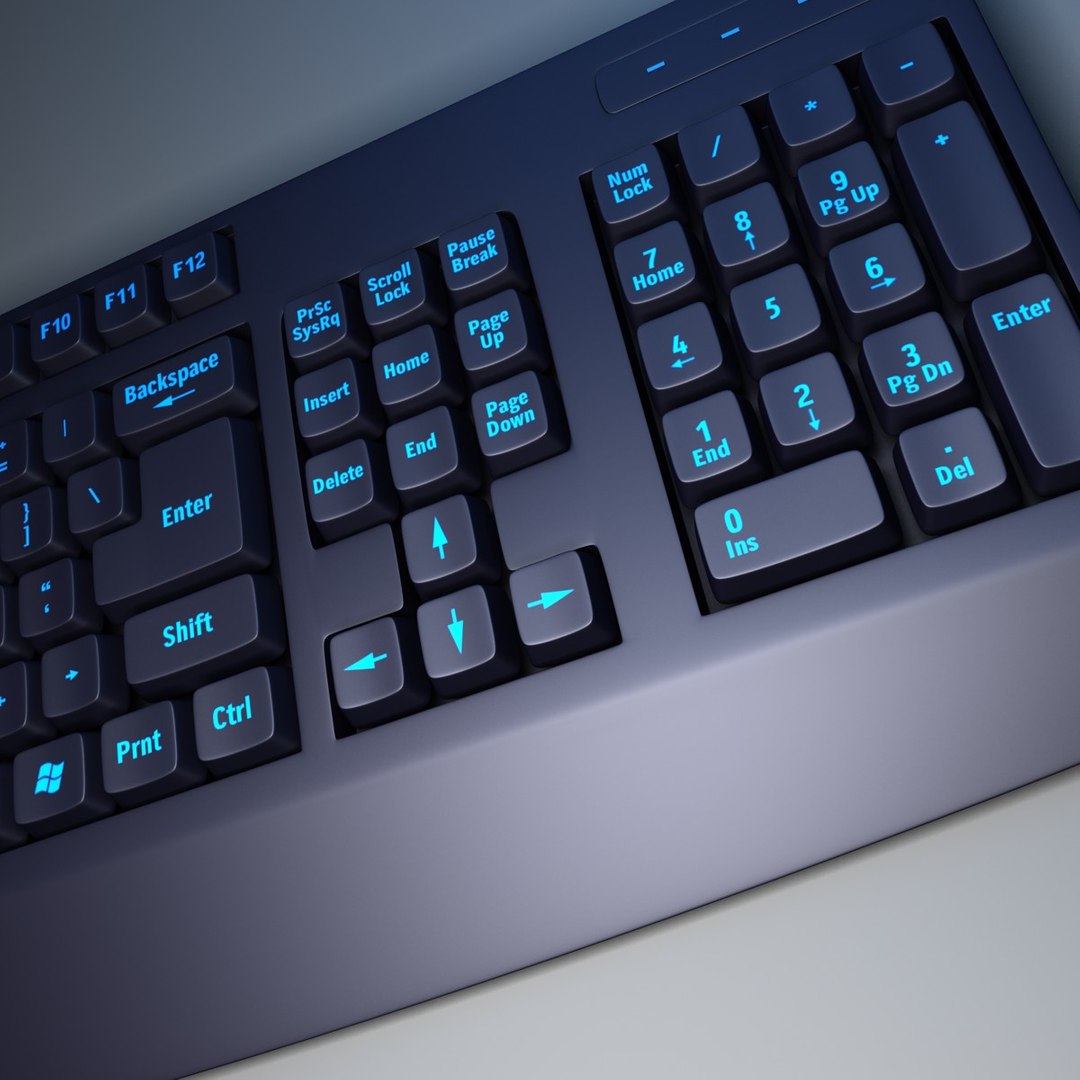 3d pc keyboard