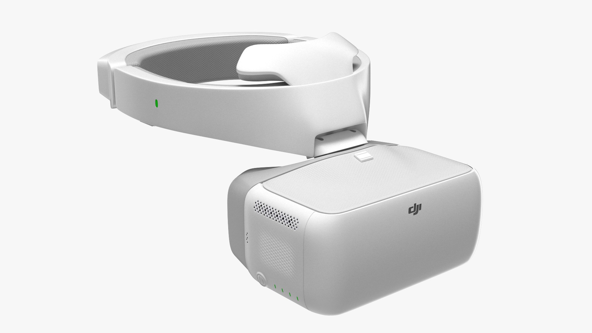DJI Goggles FPV Drone Racing 3D model preview