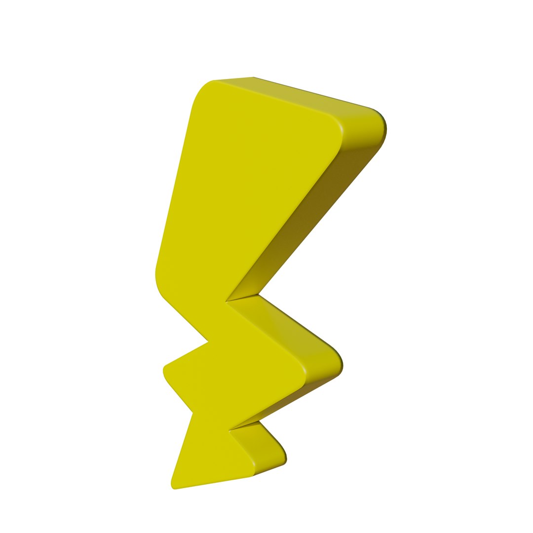 Electricity Symbol 3D Model TurboSquid 2293500