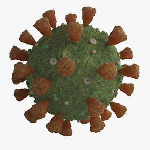 corona virus 3D