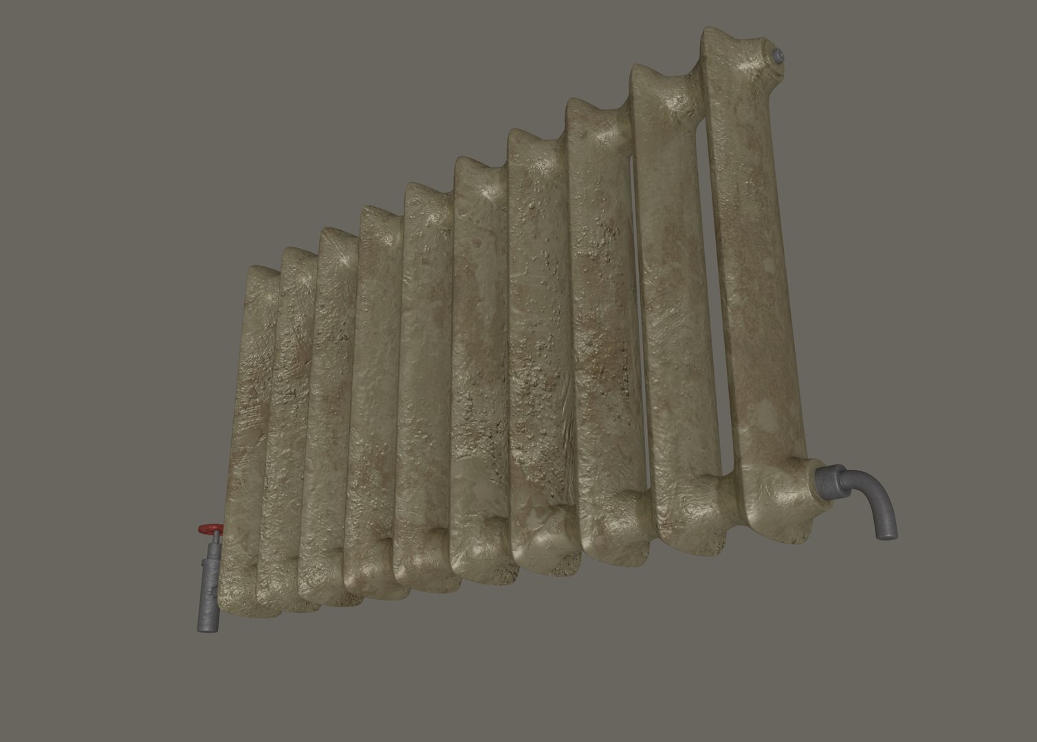 3D Old Radiator Model - TurboSquid 1609456