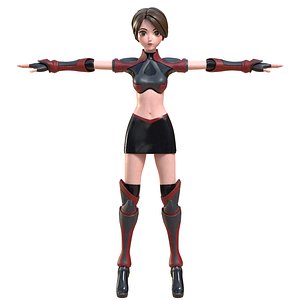 characters human people 3D model
