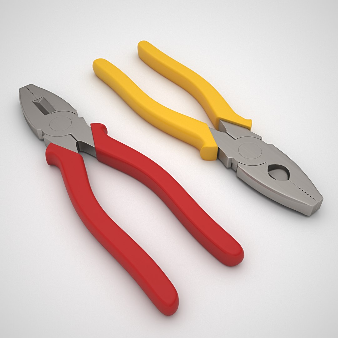 3d Model Pliers 002