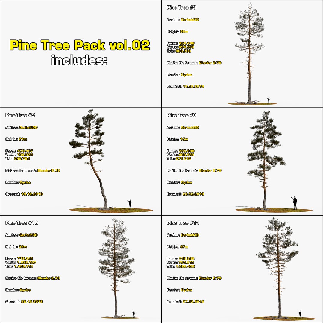 pine tree pack vol 3D https://p.turbosquid.com/ts-thumb/Yc/I4Suxm/a0SaZDju/stats/png/1548586983/1920x1080/fit_q87/17de31ef9cc1403b40cab8de006915bd6937a696/stats.jpg