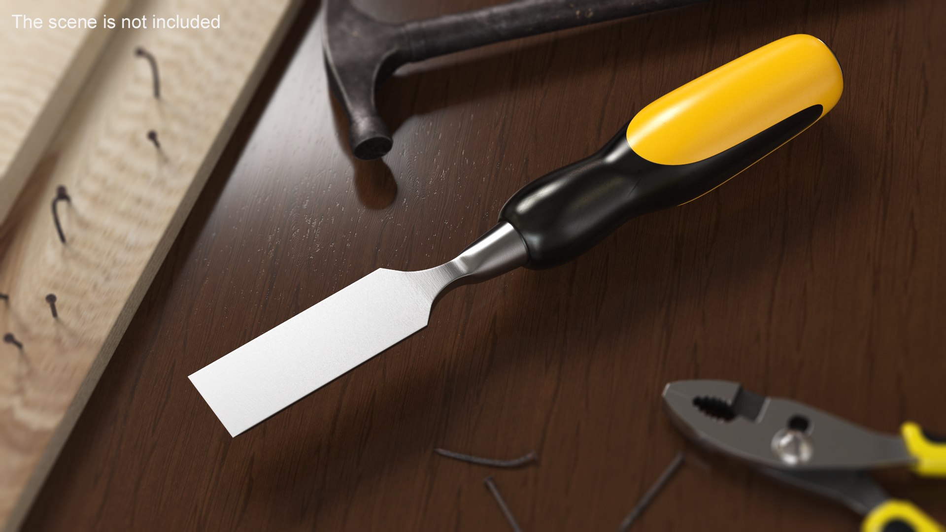 3D Wood Chisel - TurboSquid 2050901