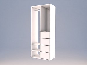 Ikea SUNDLANDET open wardrobe