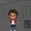 boy expressions 3D model