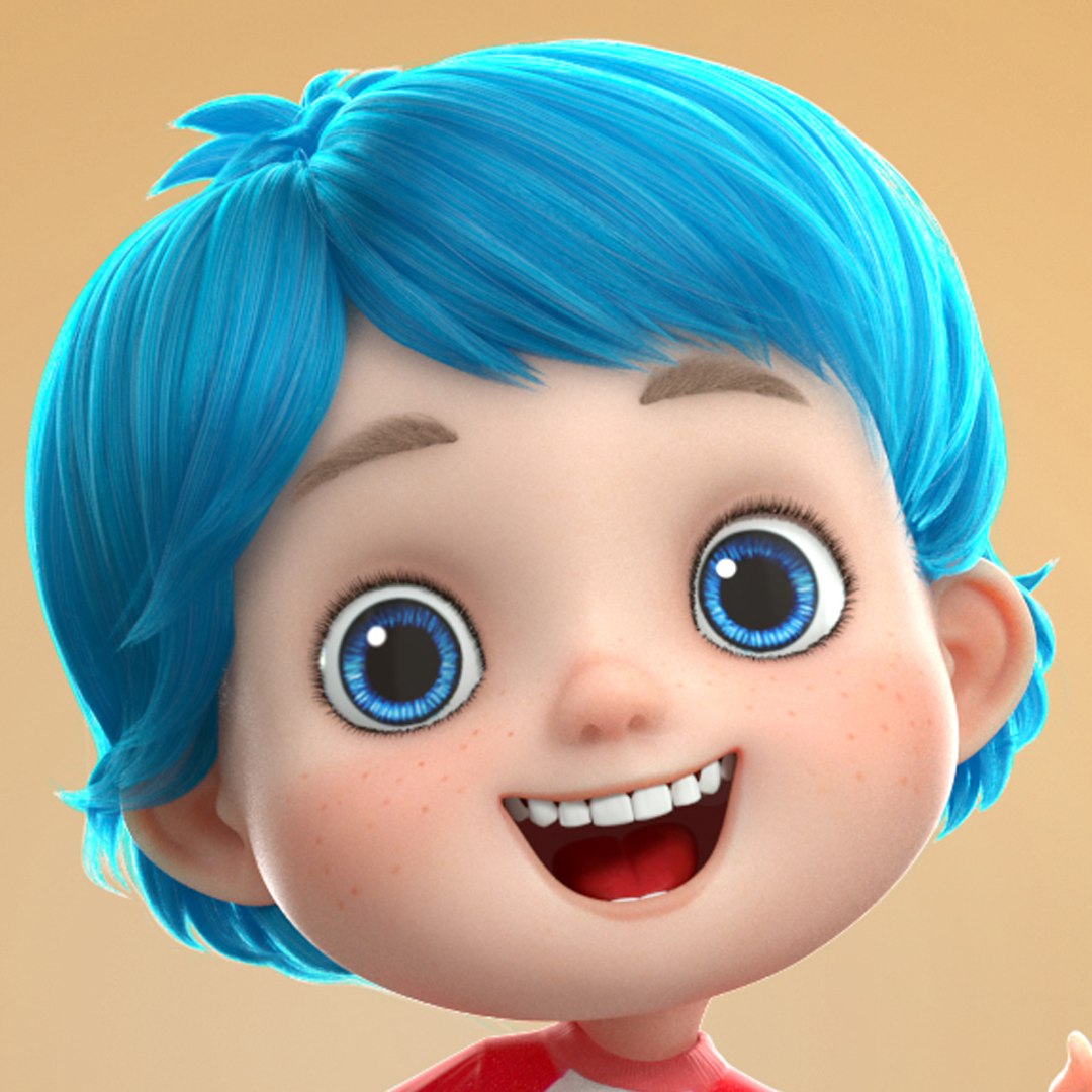 Boy Expressions 3D Model - TurboSquid 1415712
