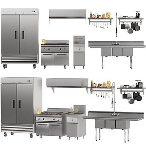 Fast Food Equipment 3D model