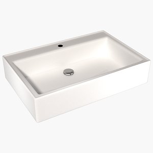 Wash basin square