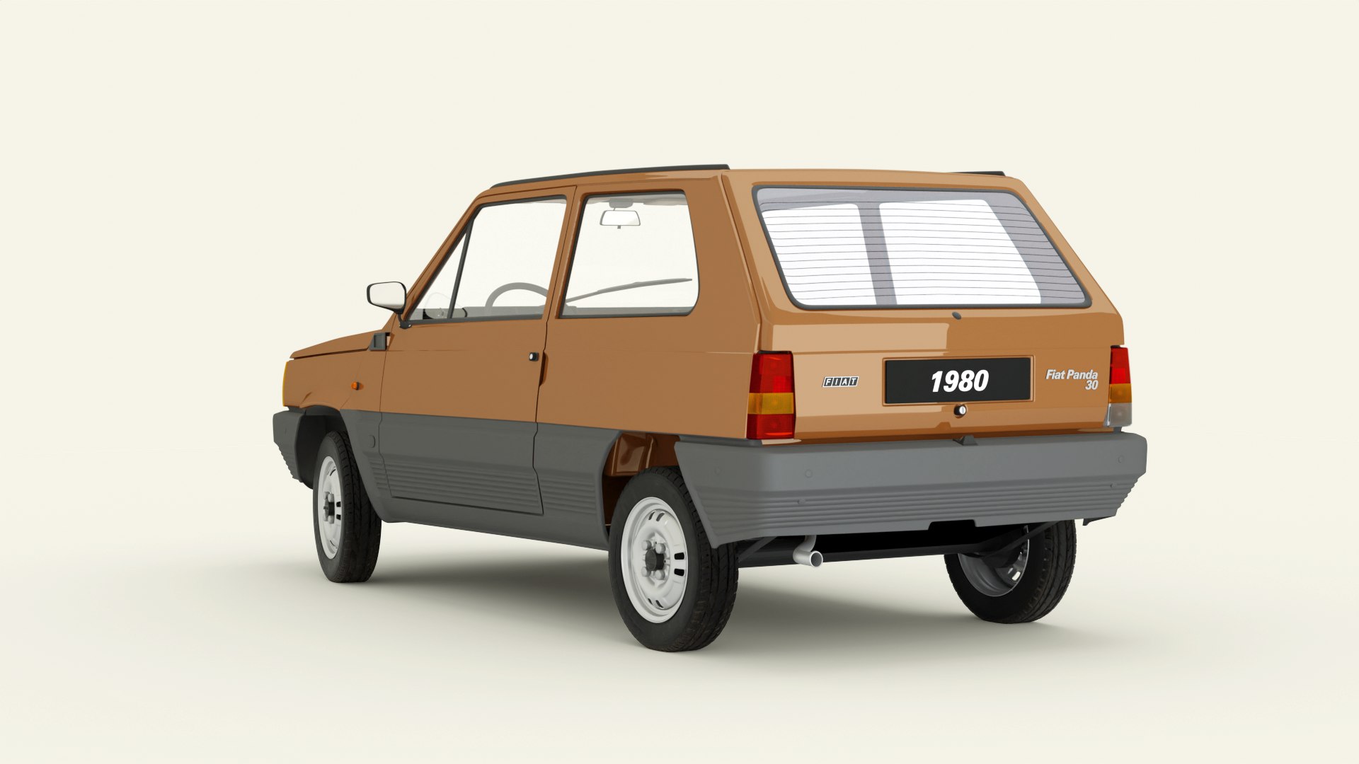 1980 Fiat Panda 30 3D Model - TurboSquid 2385393