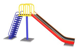 Park Slide PBR 3D model