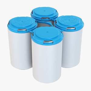 3D Slim Can 150ml Clip Pak Carrier Handle Quadpak