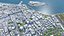 3D model city area building