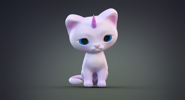 3D модель Мультфильм Киттикорн - TurboSquid 1397059