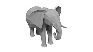 3D elephant model