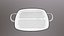 Shallow Rectangular Grill Stain Black