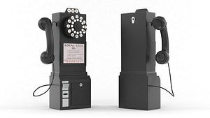 Classic Pay Phone model