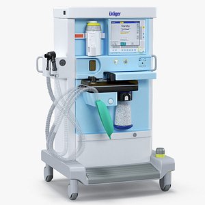 3D anesthesia machine drager primus