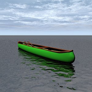 canoe 3d c4d