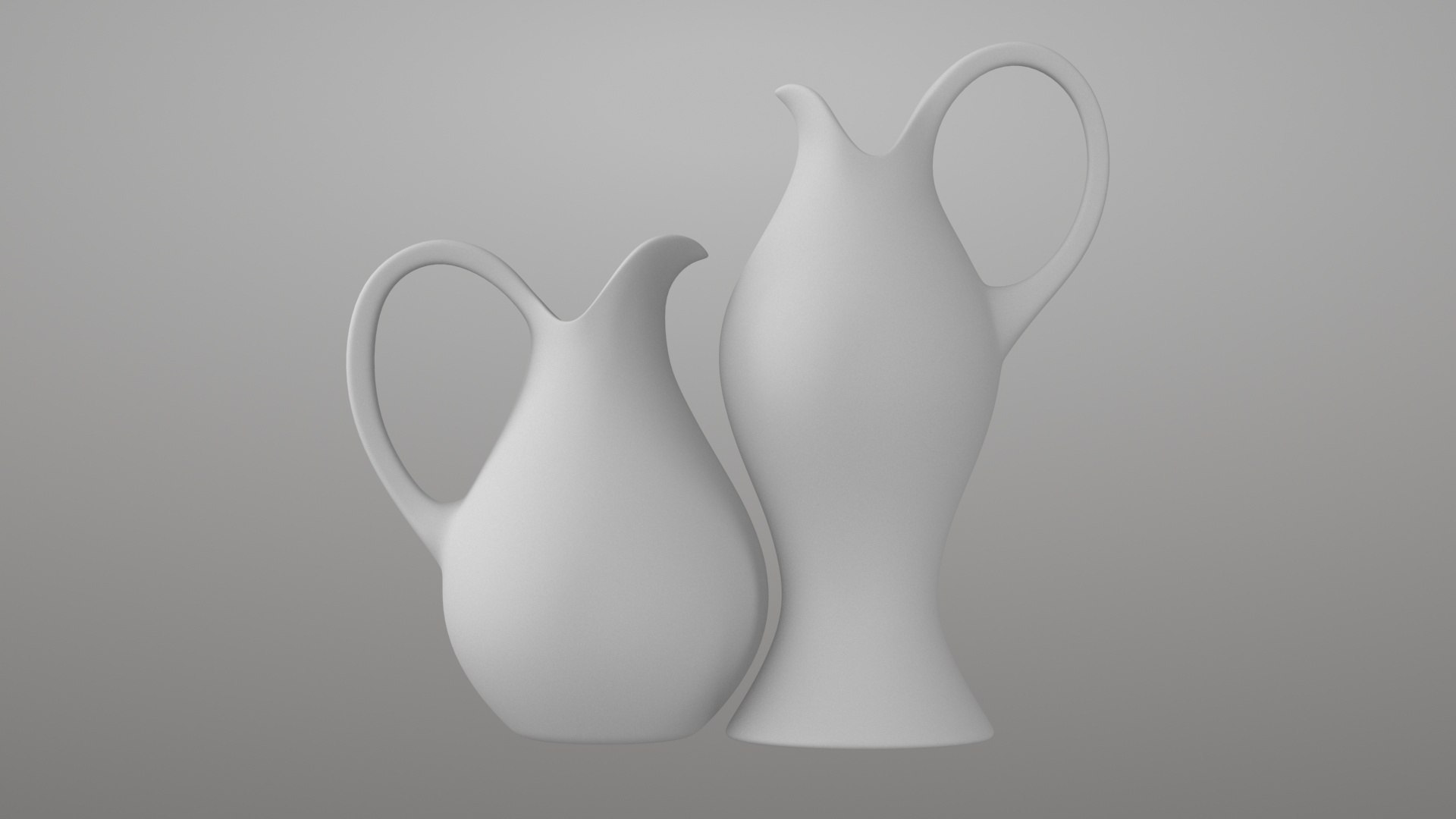 3D Pitchers Set 2 In 1 PBR - TurboSquid 2225296