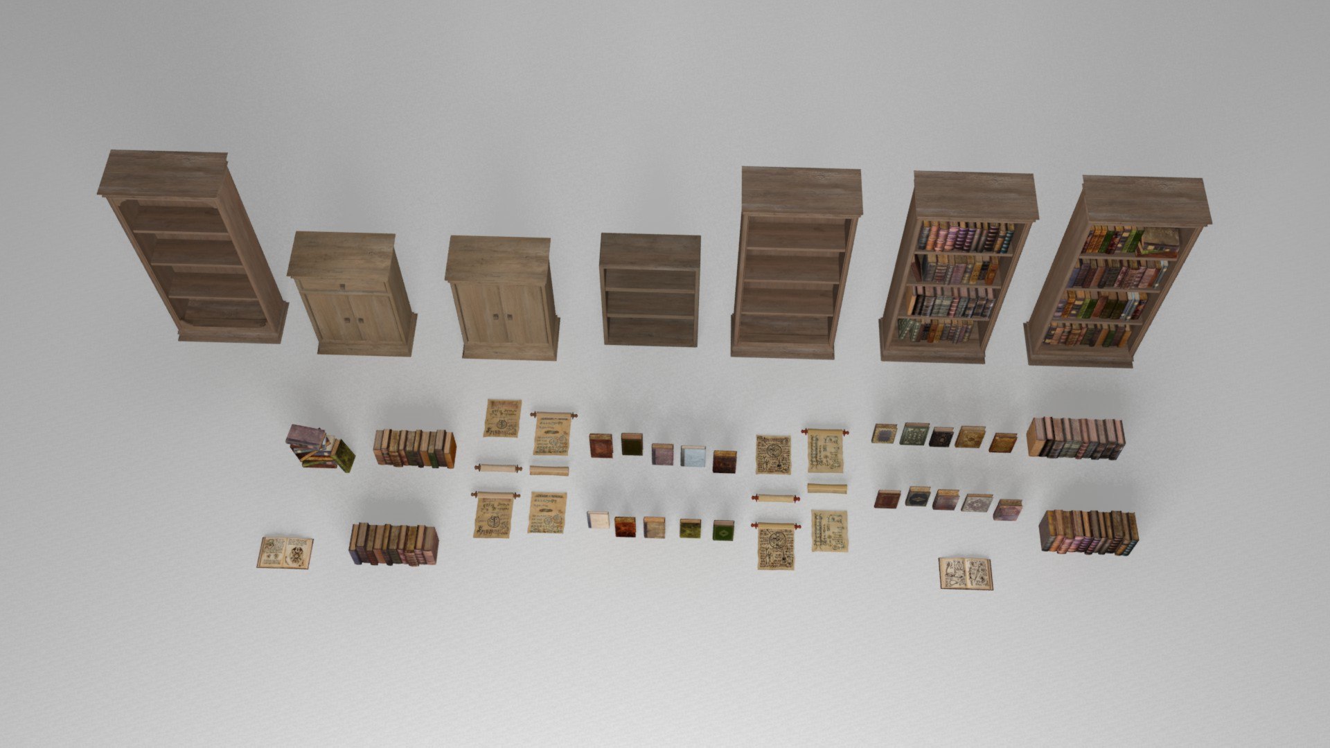 mega pack items magical 3D model https://p.turbosquid.com/ts-thumb/Yc/jvaIfA/ai/booksrender003/jpg/1704423741/1920x1080/fit_q87/9a31fc5b6e13ec8d9d40d39fea79451f53943f51/booksrender003.jpg