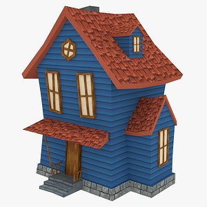 3ds max cartoon house