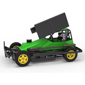 3D BriSCA Formula 2 Stock Car Scale 1 to 25 model