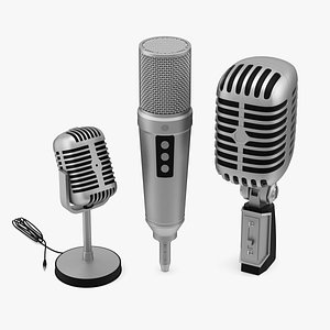 3D microphone mic model